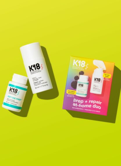 Κ18 Prep+Repair at home duo (Mask 50ml & Detox Shampoo 53ml)