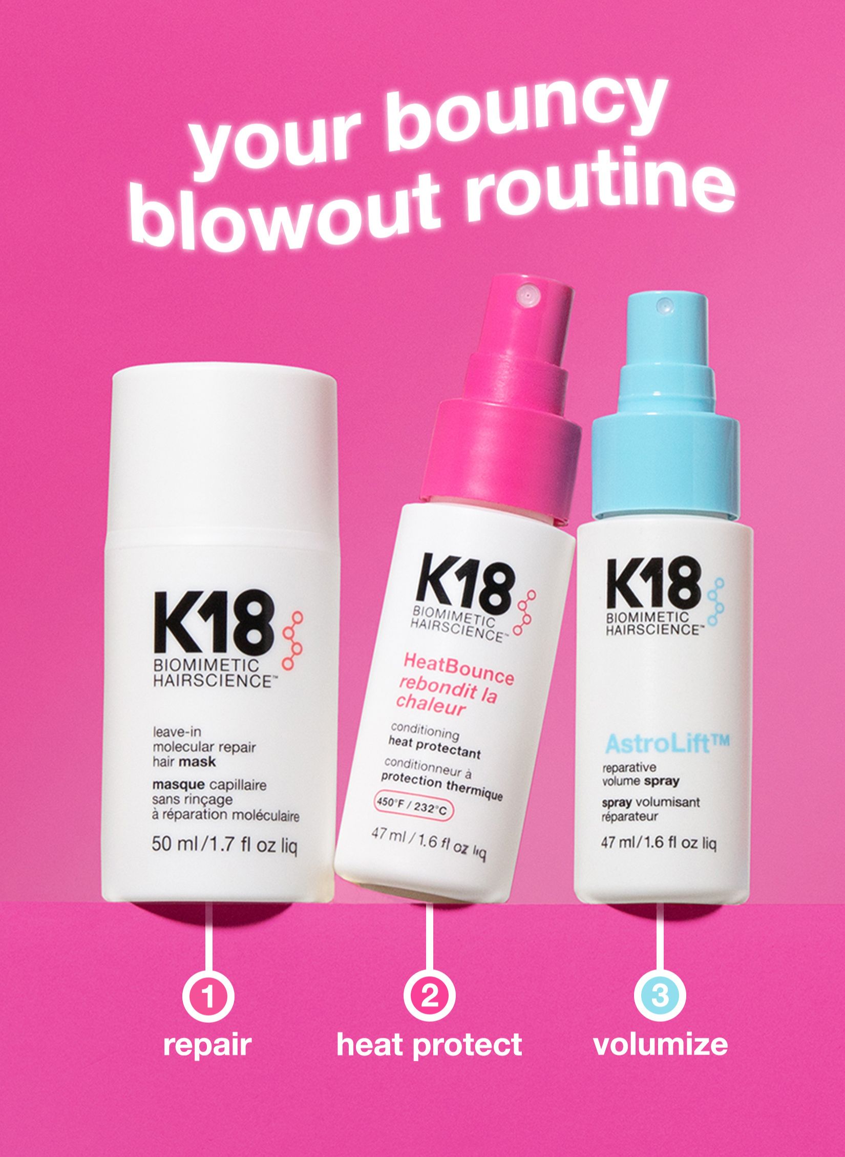 Salon blow out at home set