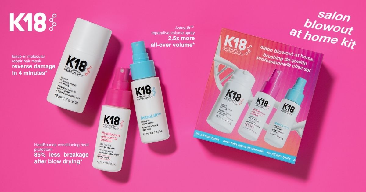 k18 hpbanner salon blowout at home kit